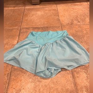 Offline by Aerie teal blue crossover flowy shorts